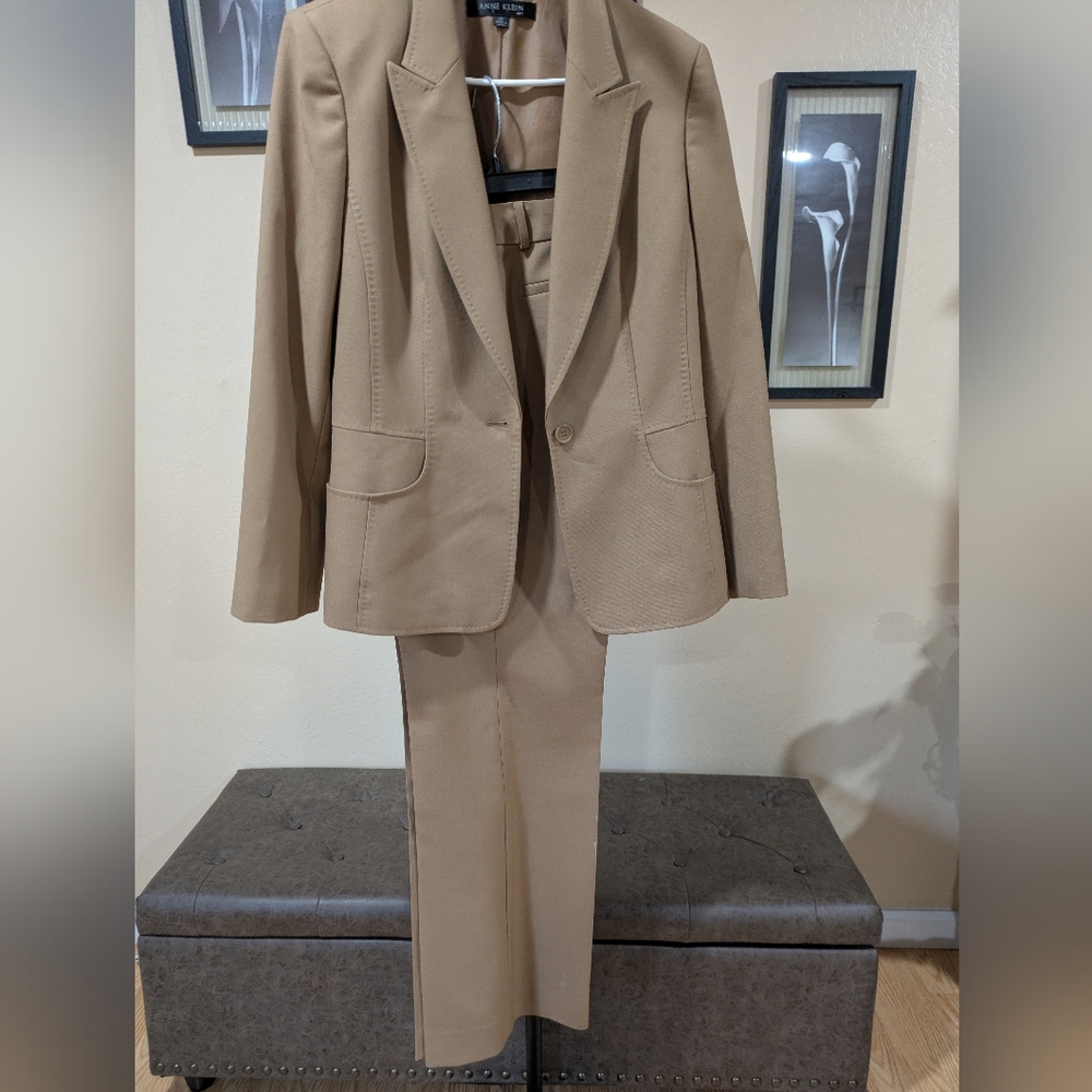 Anne Klein Tan Professional Blazer